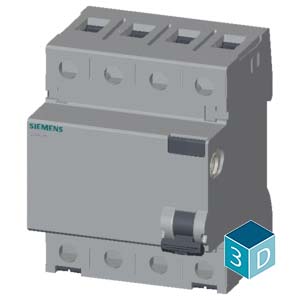 SIEMENS RCCB, 5SV4, 4P, 40A, 100mA - Gambar 4