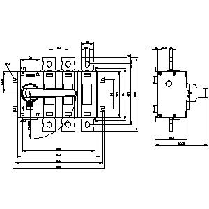 SIEMENS SWITCH DISCONNECTOR, 3KD, 3P, 500A - Gambar 3
