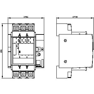 SIEMENS ACC MCCB, 3VA, COMPLETE KIT 3 POLE BREAKER, FOR 3VA20, 3VA21, 3VA22 - Gambar 3