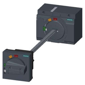 SIEMENS ACC MCCB, 3VA, DOOR MOUNTED ROTOR OPERATORS, STANDARD W/O ILLUMINATION/GRAY FOR 3VA20, 3VA21, 3VA22 - Gambar 4