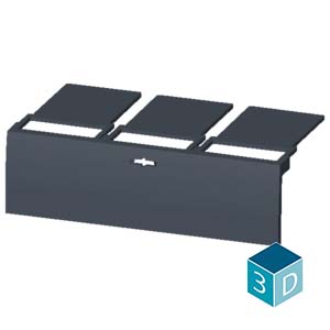 SIEMENS ACC MCCB, 3VA, TERMINAL COVER FOR PLUG IN WITHDRAWABLE SOCKET ACCESSORY, FOR CIRCUIT BREAKER 3P 3VA20/3VA21/3VA22 - Gambar 4