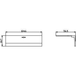 SIEMENS ACC MCCB, 3VA, TERMINAL COVER FOR PLUG IN WITHDRAWABLE SOCKET ACCESSORY, FOR CIRCUIT BREAKER 3P 3VA20/3VA21/3VA22 - Gambar 3