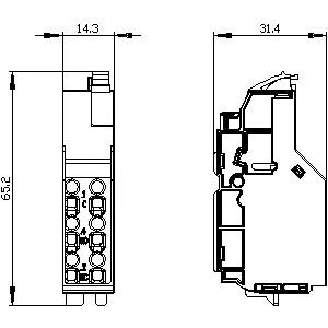 SIEMENS ACC MCCB, 3VA, TRIP ALARM SWITCH CHANGE OVER CONTACTS TYPE HP (14 mm) ACCESSORY FOR: 3VA11-15; 3VA20-26 - Gambar 3