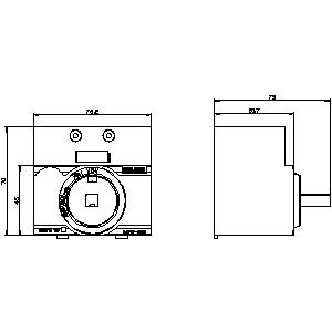 SIEMENS ACC MCCB, 3VA, ROTARY OPERATOR WITH SHAFT STUB FOR 8UC RETROFIT FOR 3VA10/11 - Gambar 3