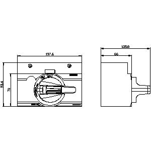 SIEMENS ACC MCCB, 3VA, STANDARD WITHOUT ILLUMINATION/GRAY FOR 3VA13, 3VA14, 3VA23, 3VA24 - Gambar 3