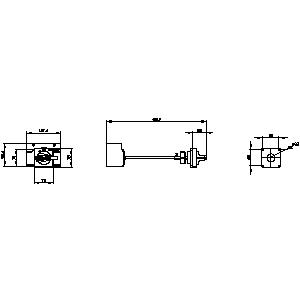 SIEMENS ACC MCCB, 3VA, DOOR MOUNTED ROTOR OPERATORS, STANDARD W/O ILLUMINATION/GRAY FOR 3VA13, 3VA14, 3VA23, 3VA24 - Gambar 3