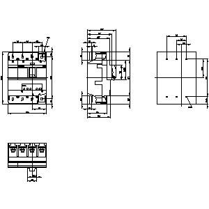 SIEMENS MCCB, 3VA2, 4P, 250...630A, 110kA, ADJUSTABLE TYPE, ETU320-LI - Gambar 3