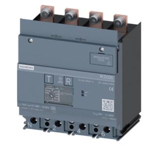 SIEMENS ACC MCCB, RCD 320 FOR 3VA11 4 POLE, 30mA (INSTANTENOUS)