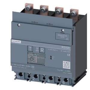 SIEMENS ACC MCCB, RCD 320 FOR 3VA11 4 POLE, 30mA (INSTANTENOUS)