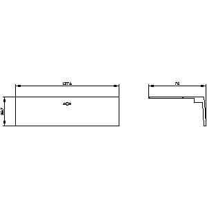 SIEMENS ACC MCCB, 3VA, TERMINAL COVERS FOR FIXED MOUNTING, 3P BREAKER FOR 3VA13, 3VA14, 3VA23, 3VA24 - Gambar 3