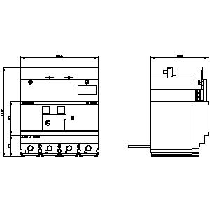 SIEMENS ACC MCCB, RCD 320 FOR 3VA11 4 POLE, 30mA (INSTANTENOUS) - Gambar 3