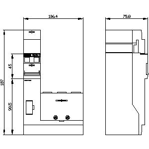 SIEMENS ACC MCCB, RCD 510 FOR 3VA11 3 POLE, 30mA - Gambar 3