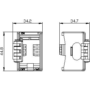 SIEMENS ACC MCCB, 3VA, LOCKING DEVICES FOR HANDLES, FOR 3VA10, 3VA11, 3VA12 - Gambar 3