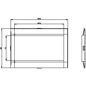 SIEMENS ACC MCCB, 3VA, 3 POLE DOOR CUT-OUT W/O TRIP UNIT FOR 3VA13, 3VA14, 3VA23, 3VA24 - Gambar 3