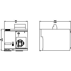 SIEMENS ACC MCCB, 3VA, MOTOR OPERATOR W/O STORED ENERGY FEATURE (MO320), 110...230V AC FOR 3VA11, 110...250V DC - Gambar 3