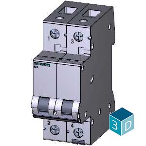 SIEMENS MCB, 5SL, 2P, 63A, 6kA - Gambar 4