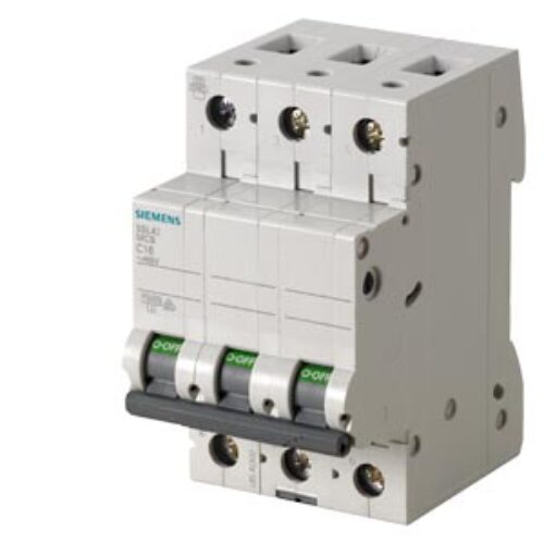 SIEMENS MCB, 5SL4, 3P, 50A, 10kA, B