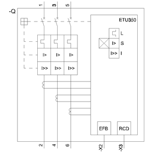 SIEMENS MCCB, 3VA2, 3P, 160...400A, 55kA, ADJUSTABLE TYPE, ETU350-LSI - Gambar 5