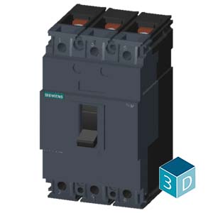 SIEMENS MCCB, 3VM, SWITCH DISCONNECTOR 3VA1 IEC 160 3P SD100 IN 100A WITHOUT OVERLOAD PROECTION - Gambar 4