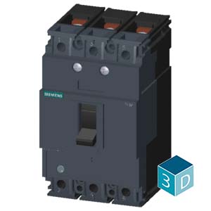 SIEMENS MCCB, 3VM1, 3P, 22...32A, 36kA, ADJUSTABLE TYPE, TM 220 - Gambar 4