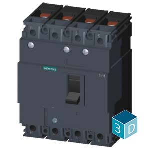 SIEMENS MCCB, 3VM1, 4P, 112...160A, 36kA, ADJUSTABLE TYPE, TM 220 - Gambar 4