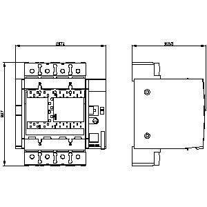 SIEMENS ACC MCCB, 3VA, COMPLETE KIT 4 POLE BREAKER, FOR 3VA12 - Gambar 3
