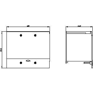 SIEMENS ACC MCCB, 3VA, TERMINALS COVER FOR FIXED MOUNTING, 3 POLE BREAKER FOR 3VA12 - Gambar 3