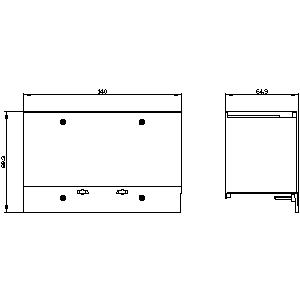SIEMENS MCCB, 3VA, TERMINAL COVERS FOR FIXED MOUNTING, FOR 3VA12 - Gambar 3