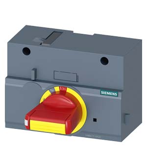 SIEMENS ACC MCCB, 3VM, FRONT MOUNTED ROTARY OPERATOR EMERGENCY OFF WITH DOOR INTERLOCK IEC IP30/40, FOR 3VM12 - Gambar 2