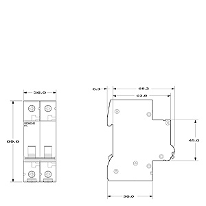 SIEMENS SWITCHING DEVICES ON/OFF SWITHES, 5TL1, 63A, 2 NO, 400 VAC - Gambar 3