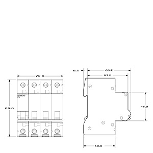 SIEMENS SWITCHING DEVICES ON/OFF SWITHES, 5TL1, 40A, 4 NO, 400 VAC - Gambar 3