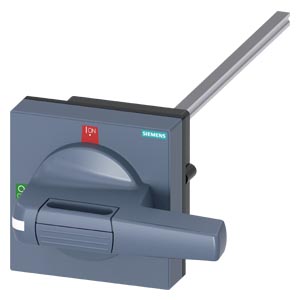 SIEMENS ACC MCCB, DOOR COUPLING ROTARY OPERATING MECHANISM STANDARD WITH TOLERANCE COMPENSATION SIZE 100 x 100mm Shaft 8 x 8, 300mm,Test 0-I, COMPLETE WITH HANDLE SIZE 100 mm ACCESSORY FOR 3KD SIZE 3, 3KF SIZE 2 - Gambar 2