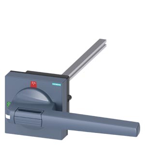 SIEMENS ACC MCCB, DOOR COUPLING ROTARY OPERATING MECHANISM STANDARD WITH TOLERANCE COMPENSATION SIZE 100 x 100mm Shaft 12 x 12, 300mm,Test 0-I, COMPLETE WITH HANDLE SIZE 200 mm ACCESSORY FOR 3KD SIZE 5, 3KF SIZE 5 - Gambar 2