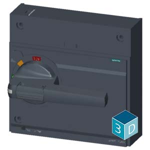 SIEMENS ACC MCCB, 3VA, MANUAL OPERATORS, STANDARD, W/O ILLUMINATION/GRAY FOR 3VA15, 3VA25 - Gambar 4