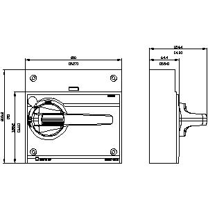 SIEMENS ACC MCCB, 3VA, MANUAL OPERATORS, STANDARD, W/O ILLUMINATION/GRAY FOR 3VA15, 3VA25 - Gambar 3