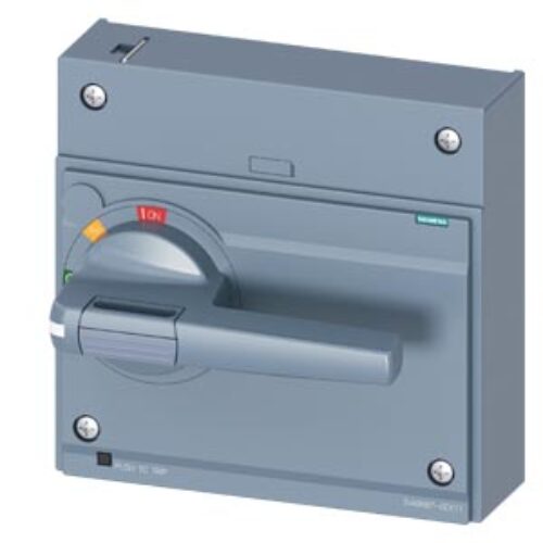 SIEMENS ACC MCCB, 3VA, MANUAL OPERATORS, STANDARD, W/O ILLUMINATION/GRAY FOR 3VA15, 3VA25