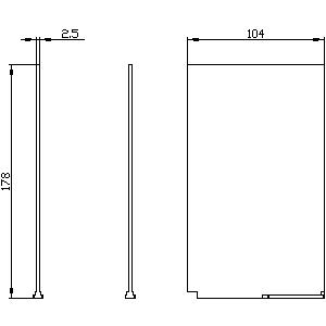 SIEMENS ACC MCCB, 3VA, PHASE BARRIERS FOR 3VA 13, 3VA14, 3VA23, 3VA24 - Gambar 3