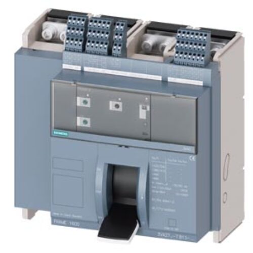 SIEMENS MCCB, 3VA2, 4P, 640…1600A, 85kA, WITH 4 AUX AND TRIP ALARM SWITCH, ADJUSTABLE TYPE, ETU320-LI