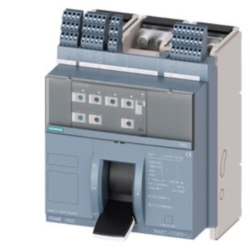 SIEMENS MCCB, 3VA2, 3P, 640…1600A, 55kA, WITH 4 AUX AND TRIP ALARM SWITCH, ADJUSTABLE TYPE, ETU360-LSIG