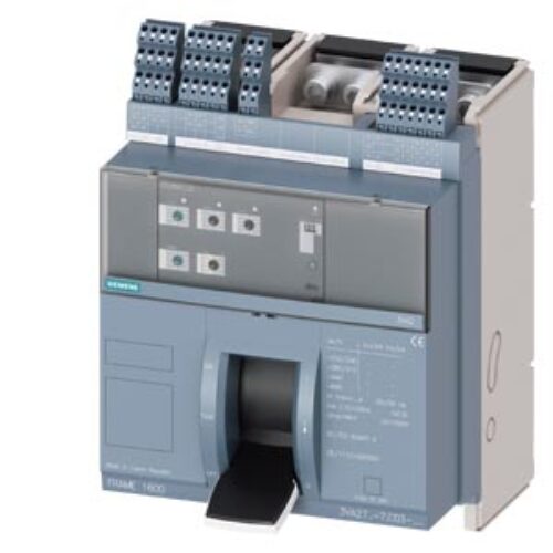 SIEMENS MCCB, 3VA2, 3P, 640…1600A, 55kA, WITH 4 AUX AND TRIP ALARM SWITCH, ADJUSTABLE TYPE, ETU350-LSI