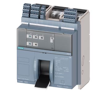 SIEMENS MCCB, 3VA2, 3P, 640...1600A, 55kA, WITH 4 AUX AND TRIP ALARM SWITCH, ADJUSTABLE TYPE, ETU350-LSI