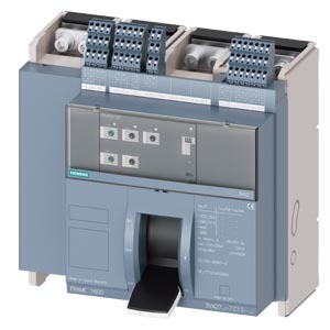 SIEMENS MCCB, 3VA2, 4P, 500...1250A, 110kA, WITH 4 AUX AND TRIP ALARM SWITCH, ADJUSTABLE TYPE, ETU350-LSI