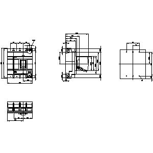 SIEMENS MCCB, 3VA1, 4P, 560...800A, 70kA, ADJUSTABLE TYPE, TM 240 - Gambar 3