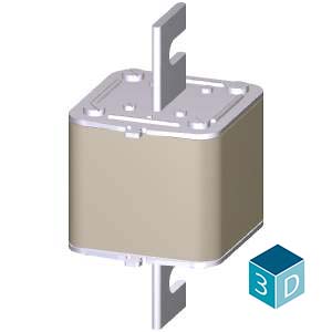 SIEMENS FUSE, 3NA3, LV HRC FUSE ELEMENT, NH4a, In: 500 A, gG, UN AC: 500 V, UN DC: 400 V, FRONT INDICATOR, LIVE GRIP LUGS - Gambar 4