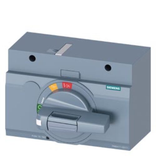 SIEMENS ACC MCCB, 3VM, FRONT MOUNTED ROTARY OPERATOR EMERGENCY OFF IEC IP40, FOR 3VM13/14