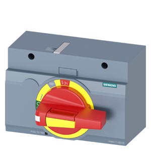 SIEMENS ACC MCCB, 3VM, FRONT MOUNTED ROTARY OPERATOR EMERGENCY OFF IEC IP30/40, FOR 3VM13/14 - Gambar 2