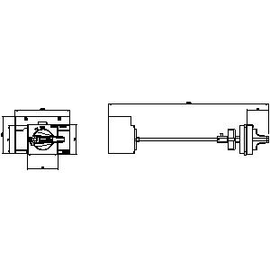 SIEMENS ACC MCCB, 3VM, DOOR MOUNTED ROTARY OPERATOR STANDARD IEC IP65 WITH DOOR INTERLOCK, FOR 3VM13/14 - Gambar 3