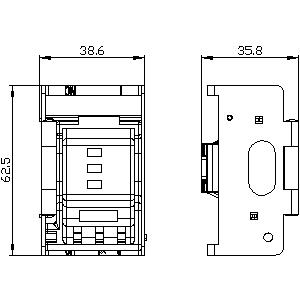SIEMENS ACC MCCB, 3VM, LOCKING PROVISION FOR HANDLE ACCESSORY FOR 3VM13, 3VM14 - Gambar 3
