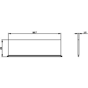SIEMENS ACC MCCB, 3VM, TRANSPARENT TMTU COVER SEALABLE 3-POLE AND 4-POLE, FOR 3VM13/14 - Gambar 3