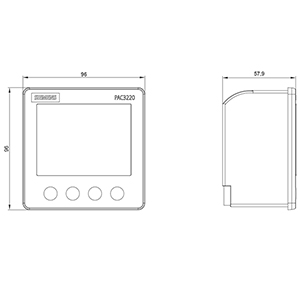 SIEMENS MEASURING DEVICE, 7KM PAC3220, 24...60VDC - Gambar 3